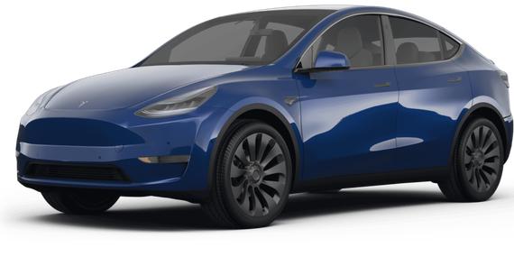 TESLA MODEL Y 2022 7SAYGDEF8NF391090 image
